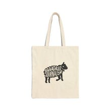 Load image into Gallery viewer, Shepherd Express 'Baaadass Journalism' Canvas Tote Bag
