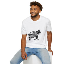 Load image into Gallery viewer, Shepherd 'Baaadass Journalism' Graphic T-Shirt; White