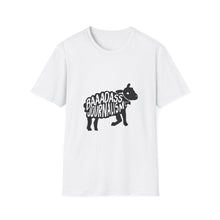 Load image into Gallery viewer, Shepherd 'Baaadass Journalism' Graphic T-Shirt; White
