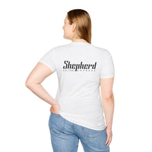 Load image into Gallery viewer, Shepherd 'Baaadass Journalism' Graphic T-Shirt; White